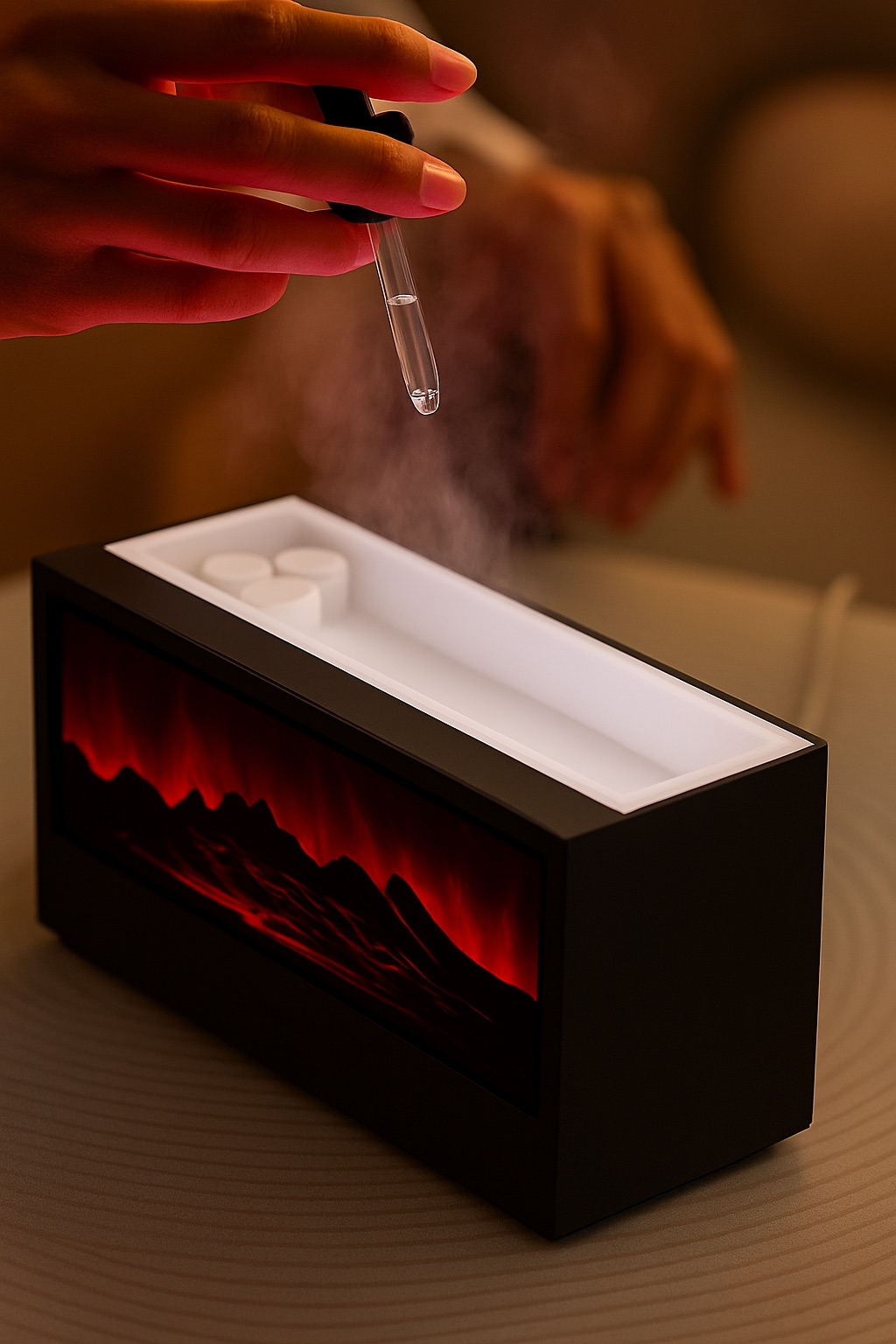 Lumora Flame Diffuser – Cozy & Relaxing