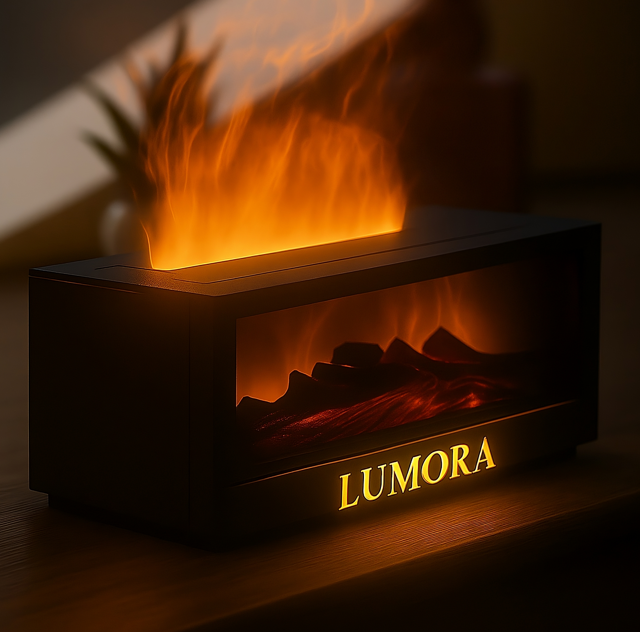 Lumora Flame Fireplace Diffuser – For a Cozy & Relaxing Home
