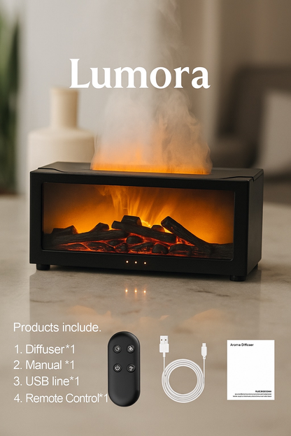 Lumora Flame Diffuser – Cozy & Relaxing